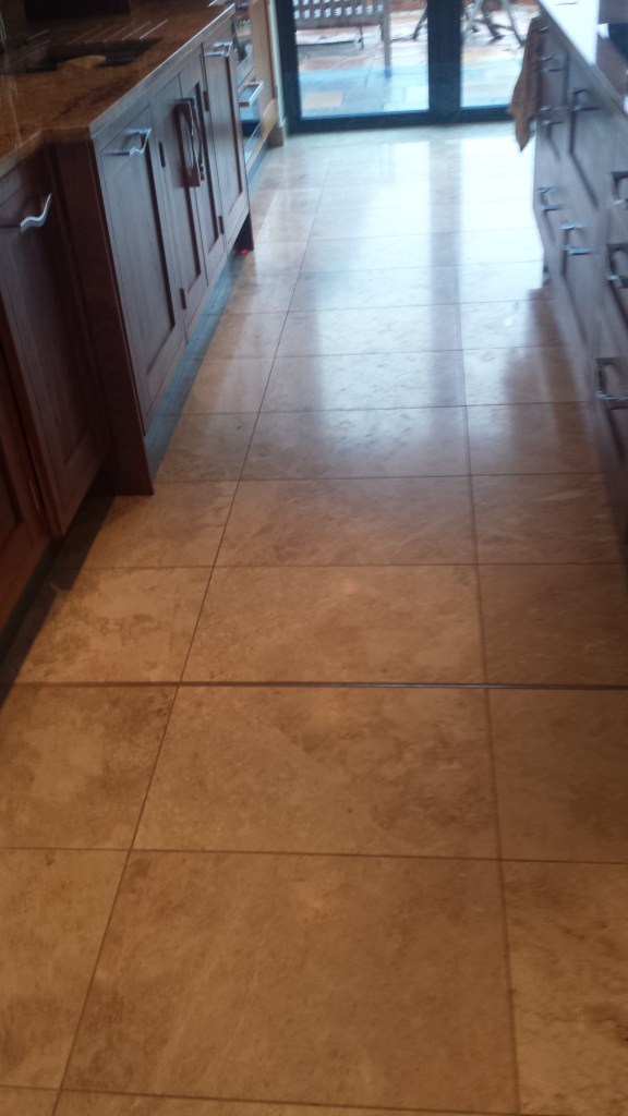 Scratched Marble Floor Olney Before
