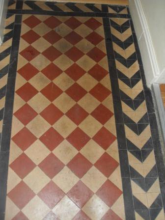 Victorian Tiled Hallway Before Victorian Tiled Hallway Before