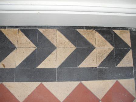 Victorian Tiled Hallway Before Victorian Tiled Hallway Before
