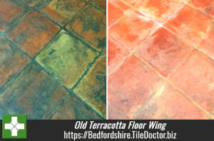 Deep Cleaning and Sealing and Old Terracotta floor in Wing