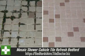Mosaic Shower Cubicle Tile Refresh in Bedford