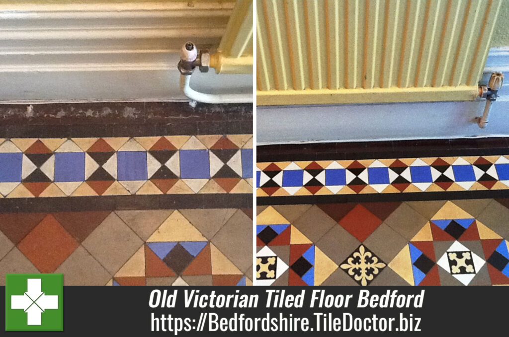 Old Victorian Tiled Floor Brought Back to Life in Bedford