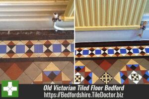 Old Victorian Tiled Floor Brought Back to Life in Bedford