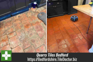 Quarry Tiled Floor Renovation Bedford