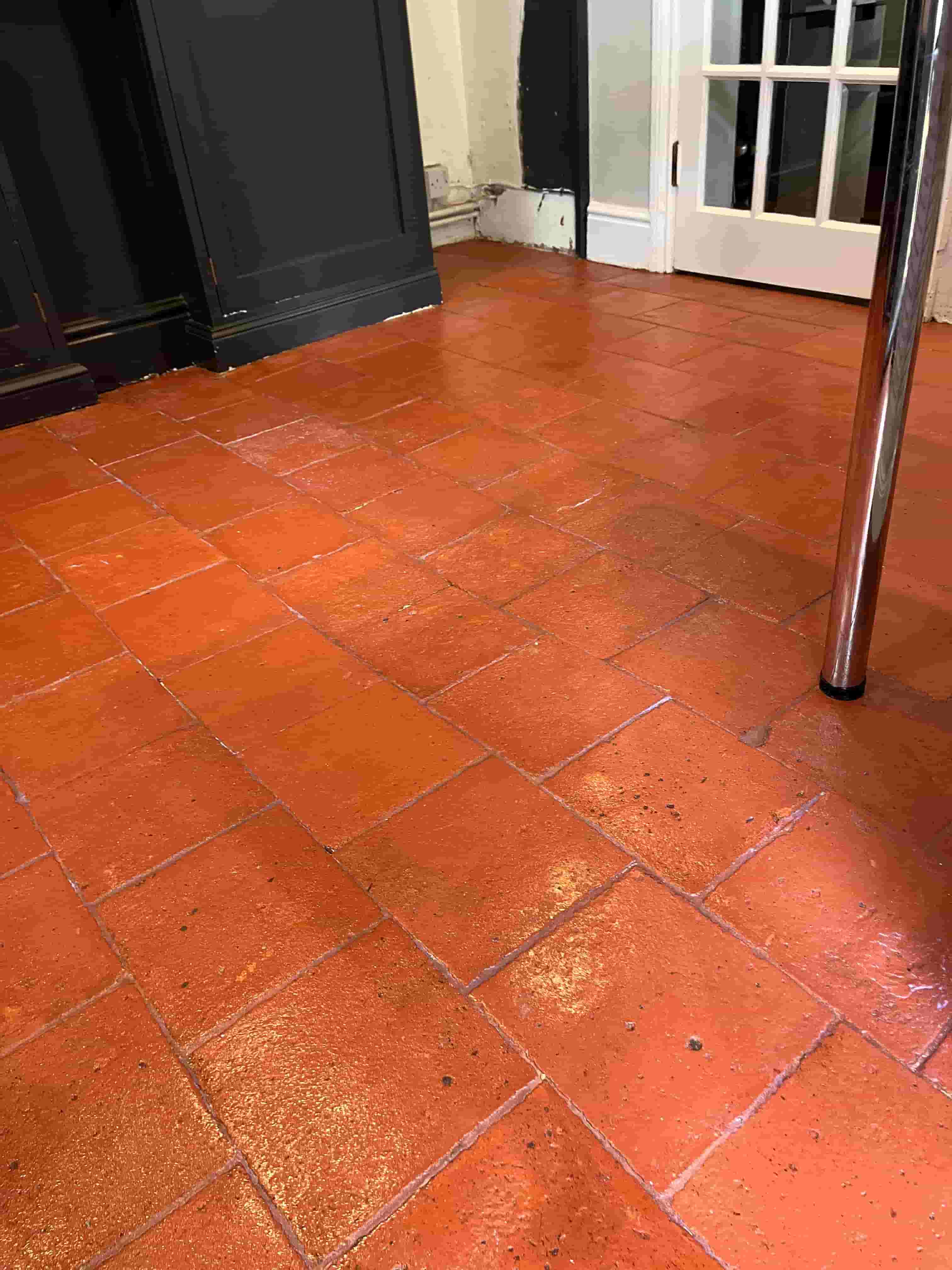 Quarry Tiled Kitchen Floor Bedford After Renovation